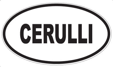 CERULLI - Oval Magnet