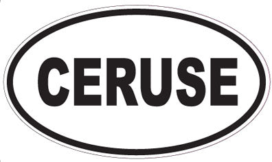 CERUSE - Oval Sticker