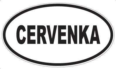 CERVENKA - Oval Magnet