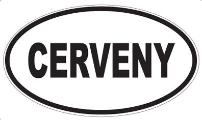 CERVENY - Oval Magnet