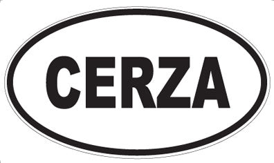 CERZA - Oval Magnet