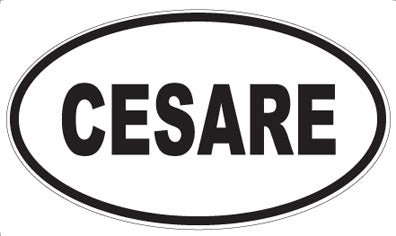 CESARE - Oval Magnet