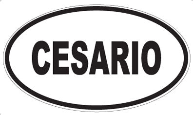 CESARIO - Oval Magnet