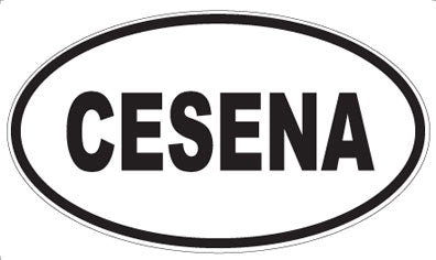 CESENA - Oval Magnet