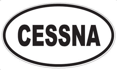 CESSNA - Oval Magnet