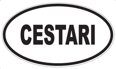 CESTARI - Oval Magnet