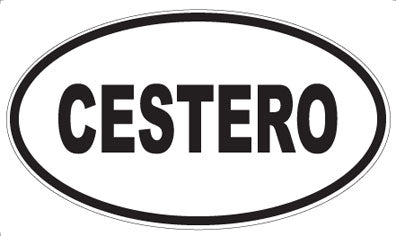 CESTERO - Oval Magnet