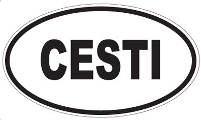CESTI - Oval Magnet