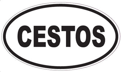 CESTOS - Oval Sticker