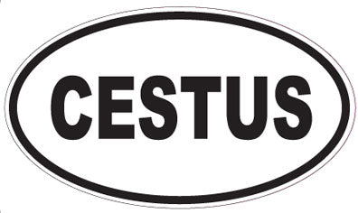 CESTUS - Oval Sticker