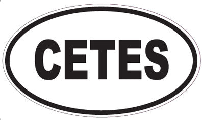 CETES - Oval Sticker