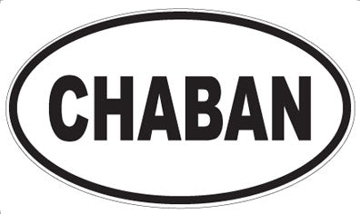 CHABAN - Oval Magnet