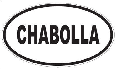 CHABOLLA - Oval Sticker