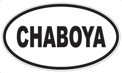 CHABOYA - Oval Magnet