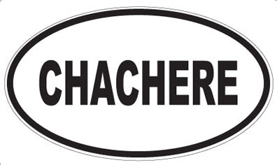 CHACHERE - Oval Sticker