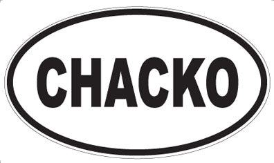 CHACKO - Oval Sticker