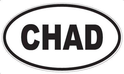 CHAD - Oval Magnet