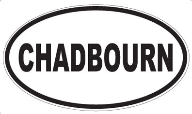 CHADBOURN - Oval Magnet