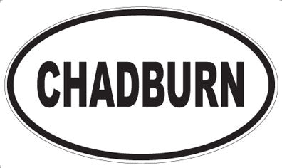 CHADBURN - Oval Magnet