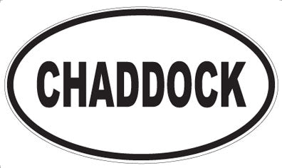 CHADDOCK - Oval Sticker