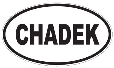 CHADEK - Oval Magnet