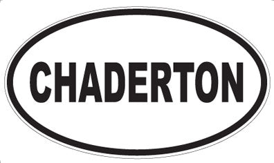 CHADERTON - Oval Magnet