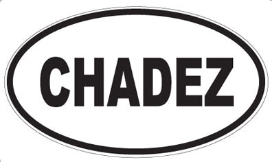 CHADEZ - Oval Magnet