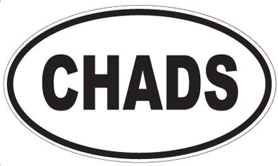 CHADS - Oval Magnet