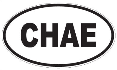 CHAE - Oval Sticker