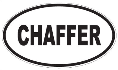 CHAFFER - Oval Magnet