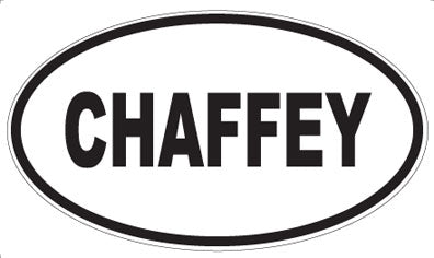 CHAFFEY - Oval Sticker