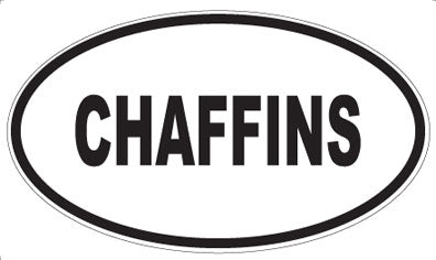 CHAFFINS - Oval Magnet