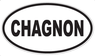 CHAGNON - Oval Magnet