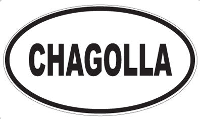 CHAGOLLA - Oval Sticker