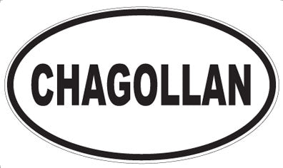CHAGOLLAN - Oval Sticker
