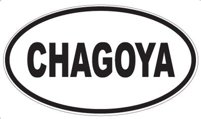 CHAGOYA - Oval Sticker