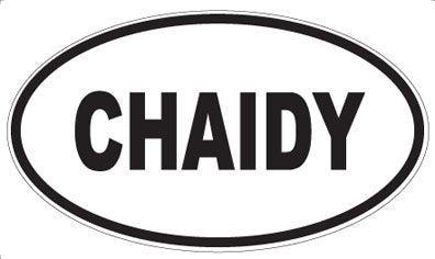 CHAIDY - Oval Sticker