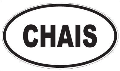 CHAIS - Oval Magnet