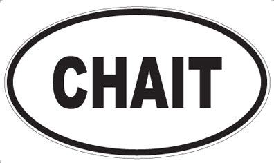 CHAIT - Oval Magnet
