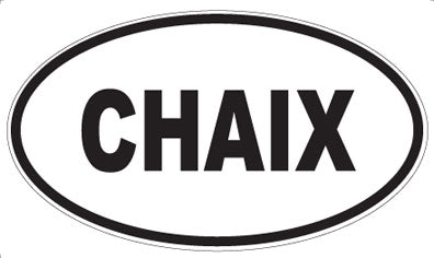 CHAIX - Oval Sticker