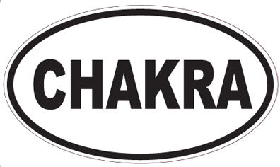 CHAKRA - Oval Sticker