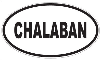 CHALABAN - Oval Magnet