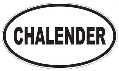 CHALENDER - Oval Magnet
