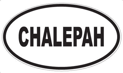 CHALEPAH - Oval Sticker