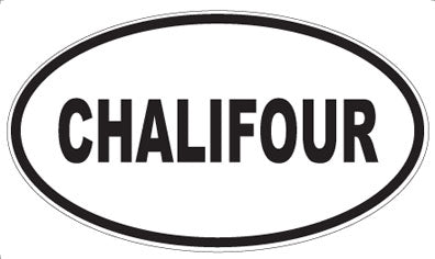 CHALIFOUR - Oval Magnet