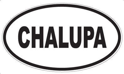 CHALUPA - Oval Sticker