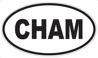 CHAM - Oval Magnet