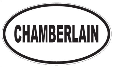 CHAMBERLAIN - Oval Sticker