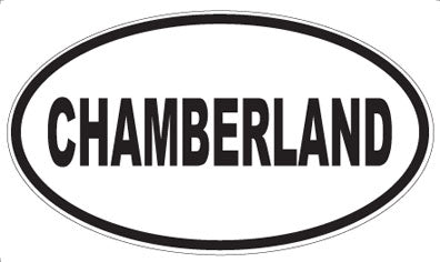 CHAMBERLAND - Oval Sticker