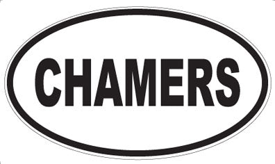 CHAMERS - Oval Magnet